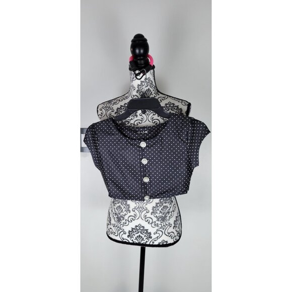 SAME Los Angeles Top  Swim Womens The Grace Polka Dot Size Small - Picture 3 of 6